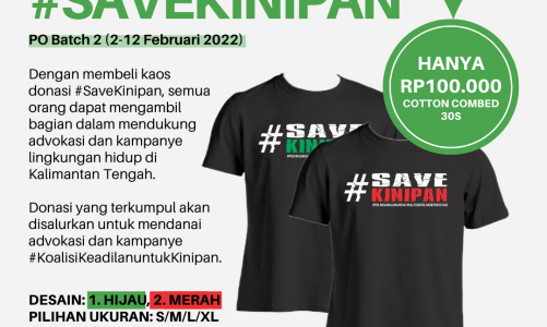 Kaos Donasi #SaveKinipan