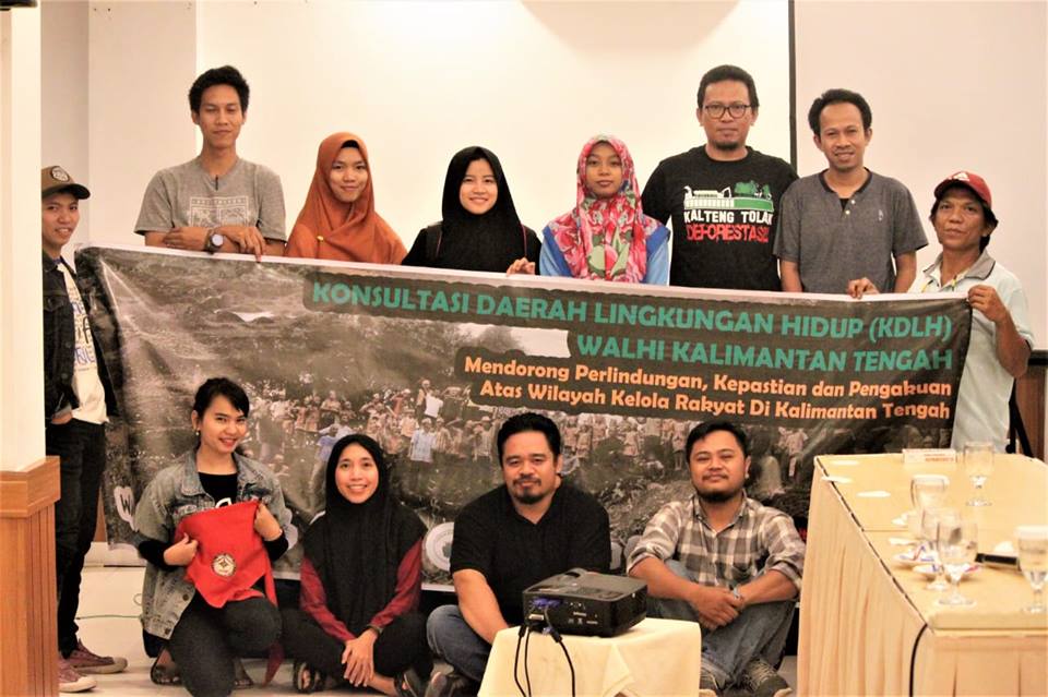 KDLH WALHI Kalimantan Tengah 2018 “Mendorong Perlindunggan, Kepastian, dan Pengakuan atas Wilayah Kelola Rakyat di Kalimantan Tengah”